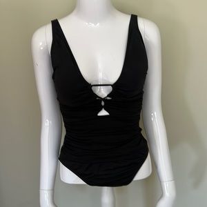 Lauren deep V plunge swimsuit